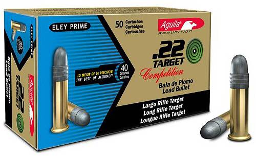 AGUILA #1B220514 22LR TARGET 40GR LEAD, 50RDS