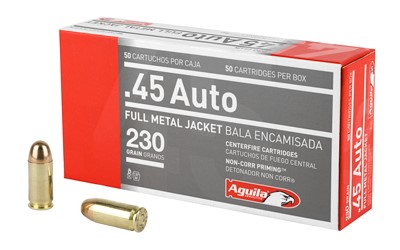 AGUILA 45ACP 230GR FMJ, 50RDS