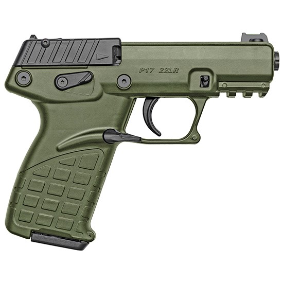 KELTEC P17, 22LR, 3.93", GREEN, 16RDS