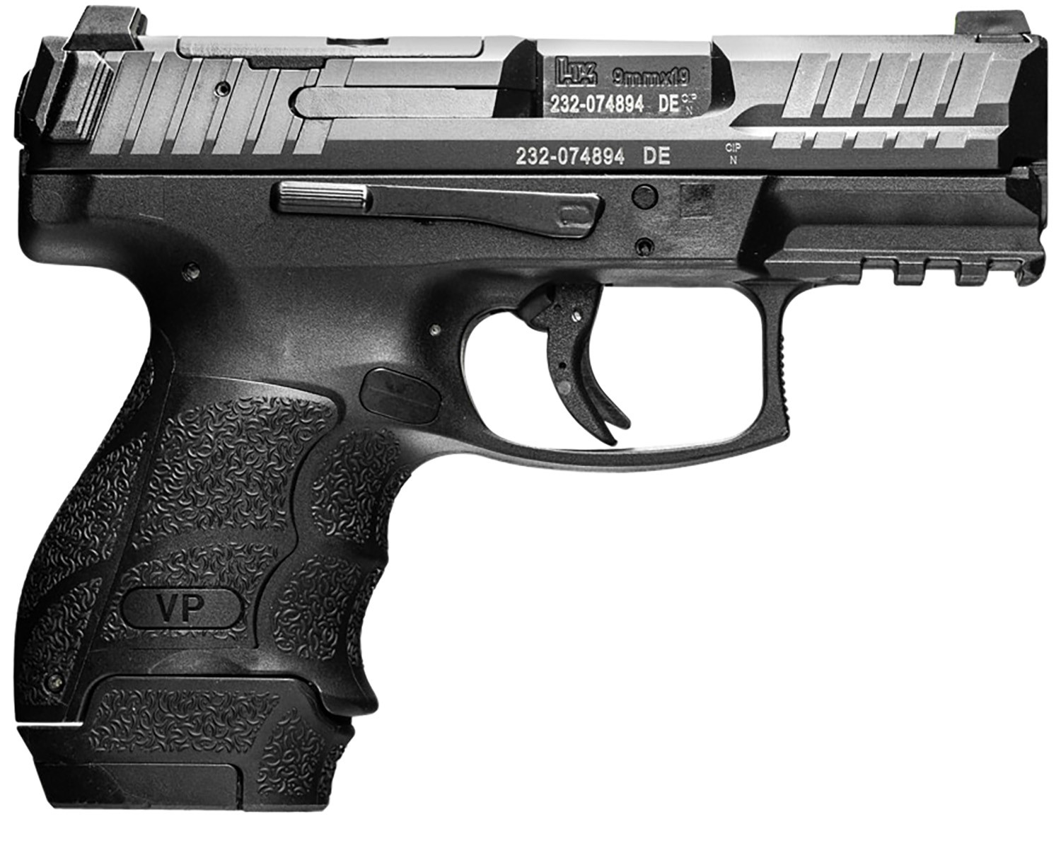 HECKLER & KOCH VP9SK, 9MM 3.39" BLUE OPTICS READY, W/PICATINNY RAIL, 15RDS