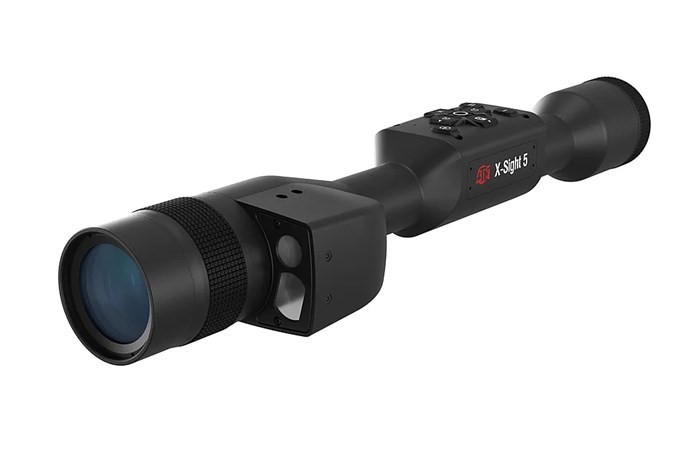 ATN X SIGHT 5, 3-15PWR DAY/NIGHT LASER RANGEFINDER, W/4K VIDEO