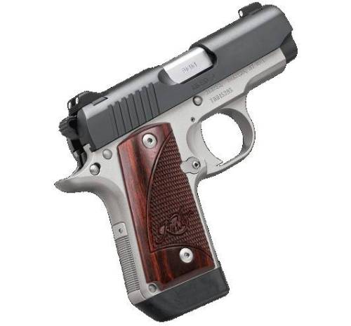 KIMBER MICRO9 9MM 3.15" BITONE W/ROSEWOOD GRIPS KIMBER MICRO9 9MM 3.15" BITONE W/ROSEWOOD GRIPS