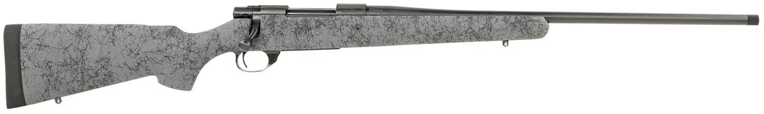 Howa HHS43161 M1500 HS Precision 308 Win 5+1 22" Threaded Barrel, Black Metal Finish, Gray Black Webbed Fixed HS Precision Stock