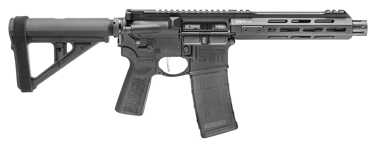 SPRINGFIELD ARMORY SAINT PISTOL, 556, 7.5" W/MAGPUL BTR SB