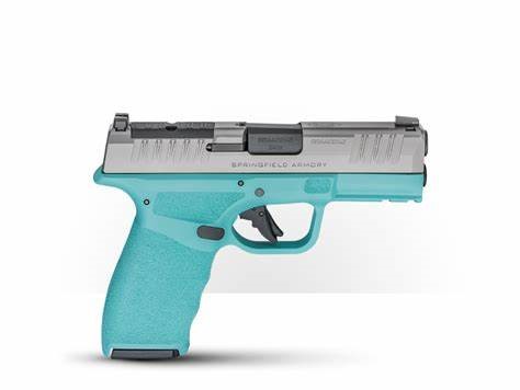 SPRINGFIELD ARMORY HELLCAT PRO, 9MM 3.7", OPTICS READY, ROBINS EGG BLUE, 2-15RD MAGS