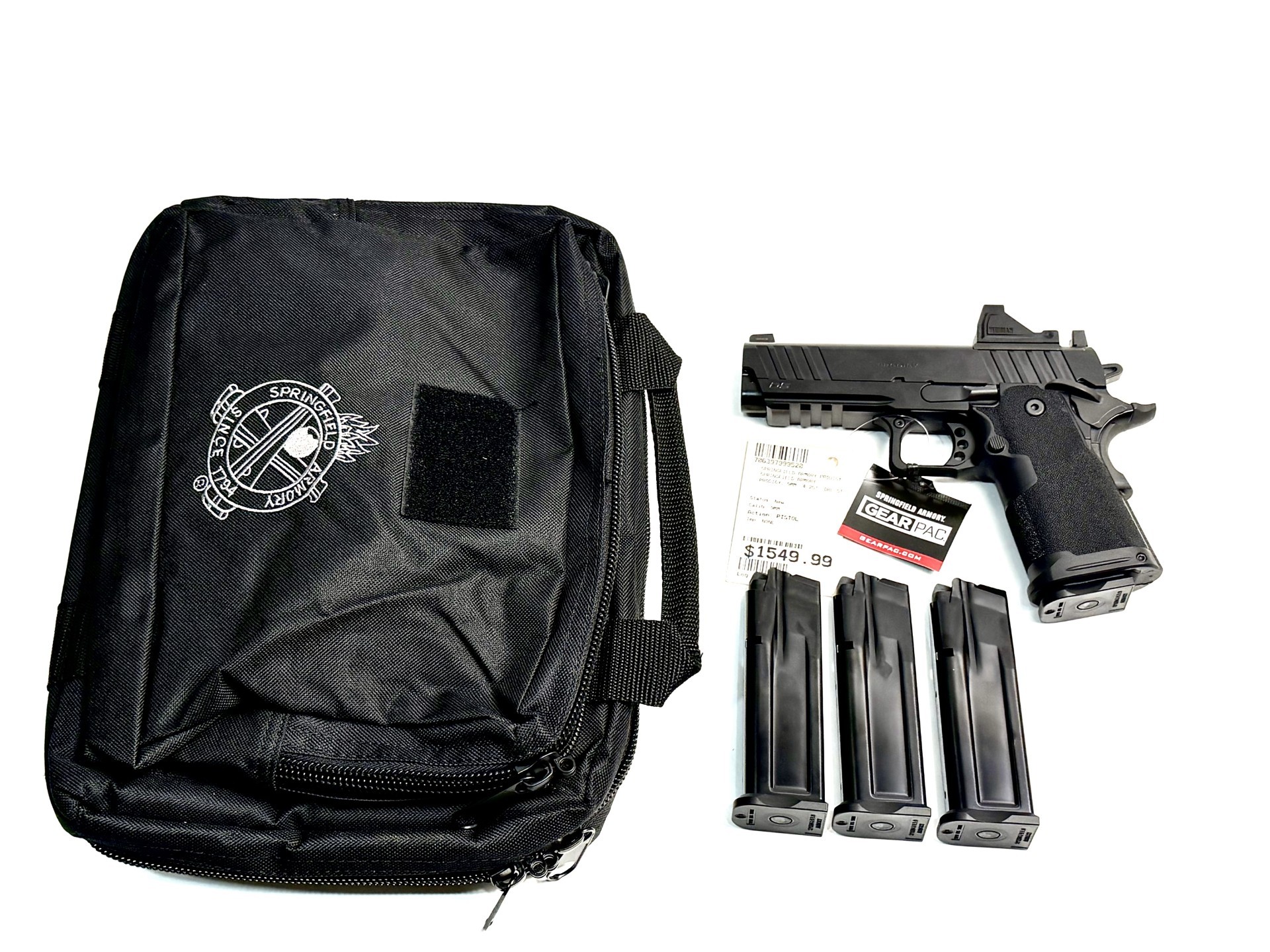 SPRINGFIELD ARMORY, PRODIGY, 9MM, 4.25", DBL STK BLK,  W/AOS GEARPAC