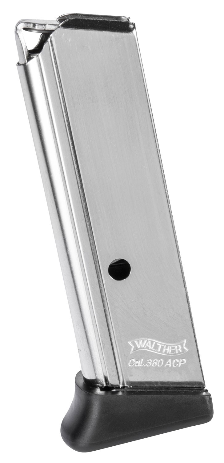 Walther Arms PPK/S Finger Rest .308 ACP 7 Round Nickel