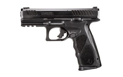 Taurus, TS9, Semi-automatic, Striker Fired, Polymer Framed Pistol, Full Size, 9MM, 4" Barrel, Matte Finish, Black, Non-Manual Safety, Adjustable Sights, 4 Interchangeable Backstraps, 17 Rounds, 2 Magazines