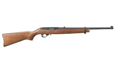 RUG Model 10/22 Carbine .22 Long Rifle 18.5 Inch Barrel New Black Matte Finish Hardwood Stock 10 Round