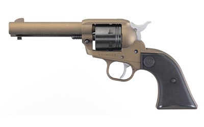 RUGER WRANGLER BIRDSHEAD 22LR 3.75" BURNT BRONZE, 6RDS