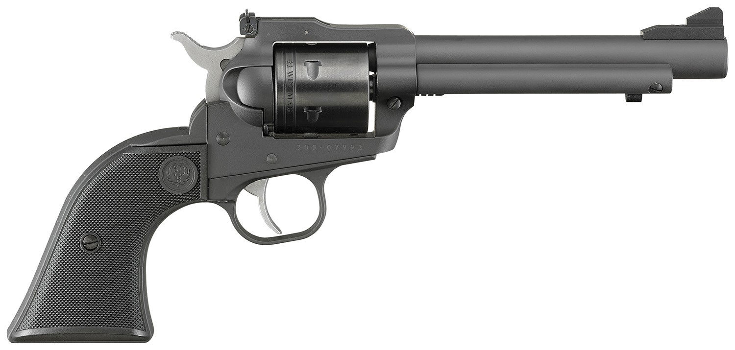 RUGER, SUPER WRANGLER, 22 LR/22 WMR 6 SHOT, 5.50 BARREL, HAMMER FORGER BLACK CERAKOTE BARREL & FRAME