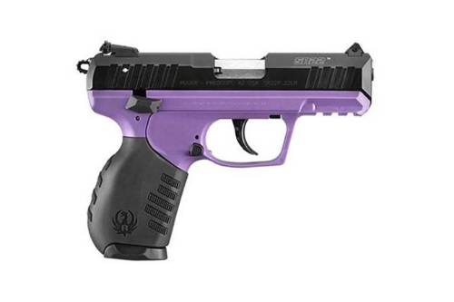 RUG SR22 PISTOL 22LR BL/PURPLE 3.5" 10RD