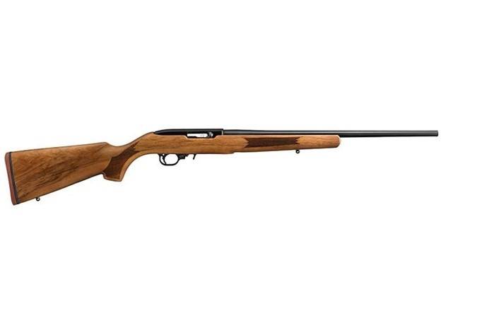 RUGER 10/22 22LR 20" NO SITES, FRENCH WALNUT STK, DRILLED & TAPPED FOR SCOPE