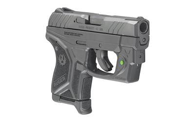 RUGER LCPII 380ACP 2.75" 6RD, VIRIDIAN GREEN LASER