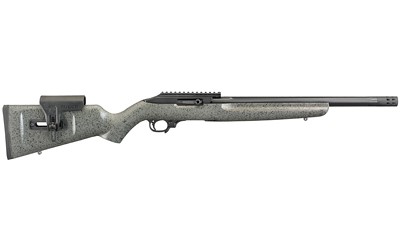 RUGER 10/22, 22LR, COMPETITION, 16.12" BLUE W/SPECKLED GREY/BLK STOCK, 10RDS