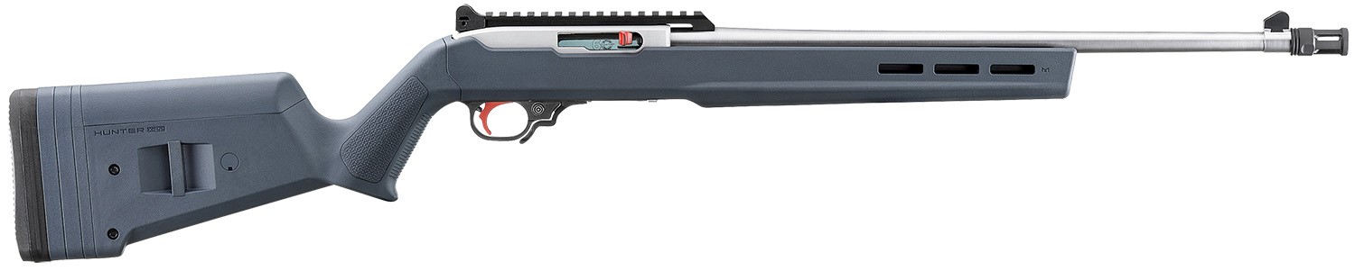 RUGER 10/22 60TH ANNIVERSARY, 22LR, 18.5" S/S BARREL, MAGPUL GRAY STK, PICATINNY RAIL, 10RDS