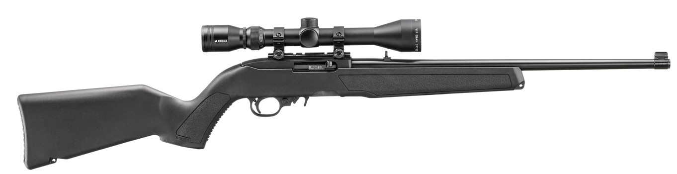 RUGER 10/22, 22LR 18.5", BLACK, W/ VIRIDIAN EON SCOPE, MLOK, 10RD MAG
