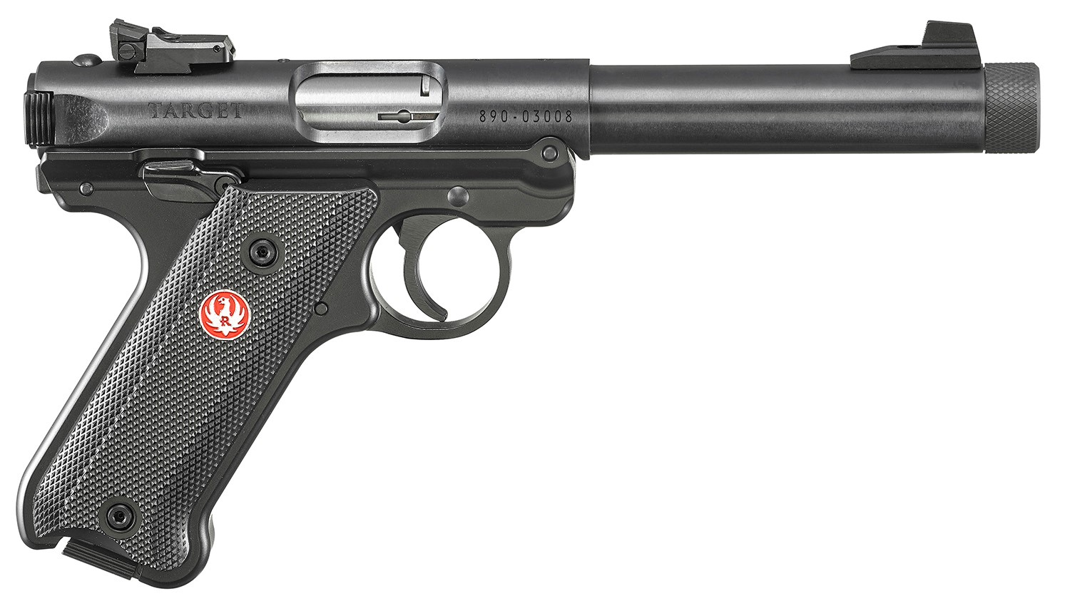 RUGER MKIV 22/45 22LR 5.5" A/S, THREADED BARREL