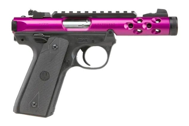 RUGER MKIV 22/45 LITE, 22LR, 4.4" PURPLE