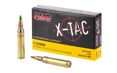 PMC X-Tac Ammunition 5.56mm NATO 62 Grain Light Armor Piercing