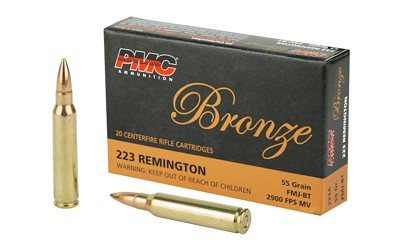 PMC #223A 223REM 55GR FMJ-BT-20RDS