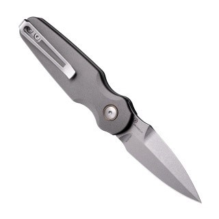 HOGUE KNIFE, BALLISTA II, 2.6" BAYONET BLADE, MATTE GREY W/COCOBOLO INSERTS HOGUE KNIFE, BALLISTA II, 2.6" BAYONET BLADE, MATTE GREY W/COCOBOLO INSERTS