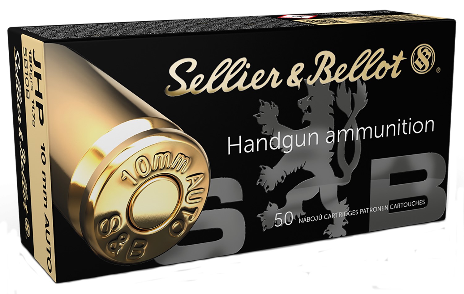 SELLIOR & BELLIOT #10B 10MM 180GR JHP, 50RDS