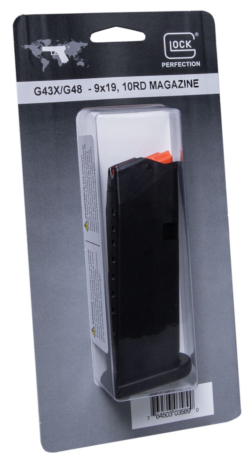 GLOCK MAG, 43X/48 10RD 9MM #47818