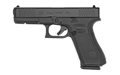 GLOCK 17GN5 9MM 4.49" FXD SITES & FRT SERRATIONS, USA MADE