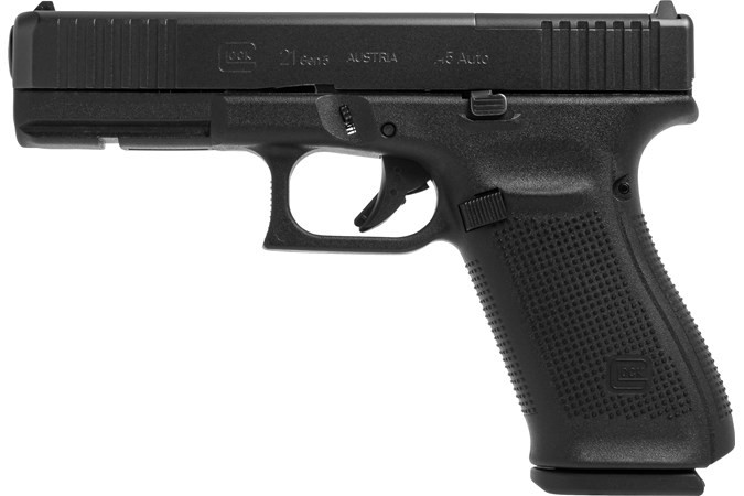 GLOCK, 21GN5 MOS FS, 45ACP, 4.6", FS, 3-13RD MAGS W/ ACCESSORY RAIL