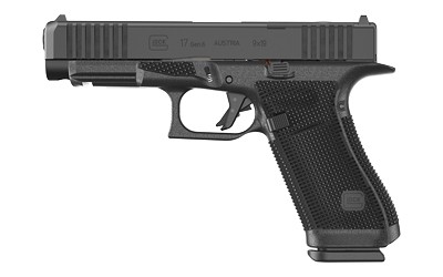 GLOCK 17GN6, 9MM, 4.49", BLACK, GMB BARREL, OPTICS READY/ SERRATED SLIDE