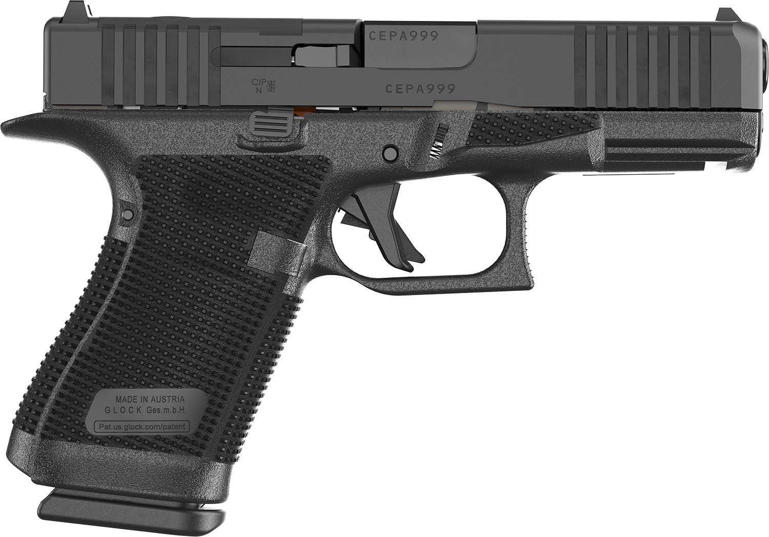 GLOCK 19GN6, 9MM MOS, 4.02", LEO