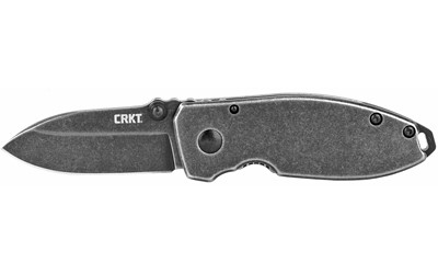 CRKT SQUID, 2.16" PLAIN EDGE FOLDER, BLACK STONEWASH