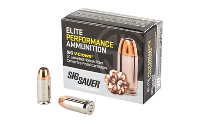 SIG SAUER ELITE VC 45ACP 200GR JHP, 20RDS