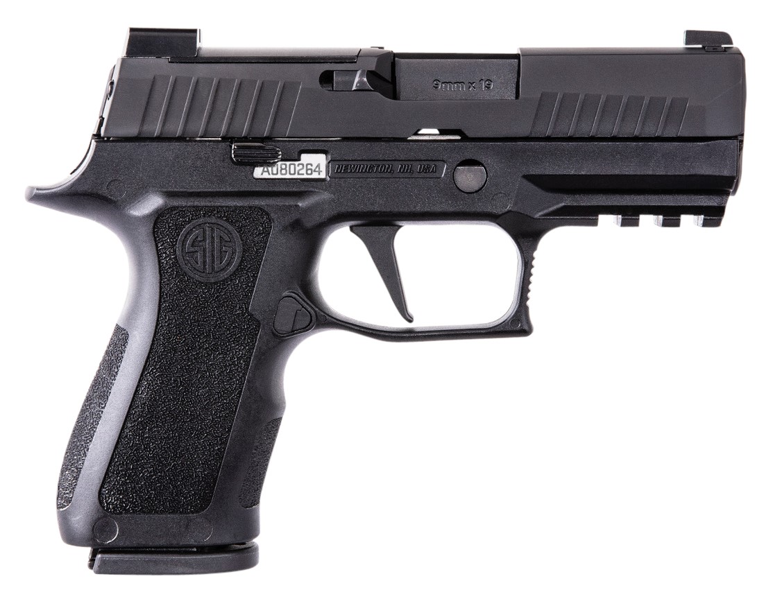 SIG SAUER P320X COMPACT, 9MM 3.6" 15RD W/NS, OPTICSS READY