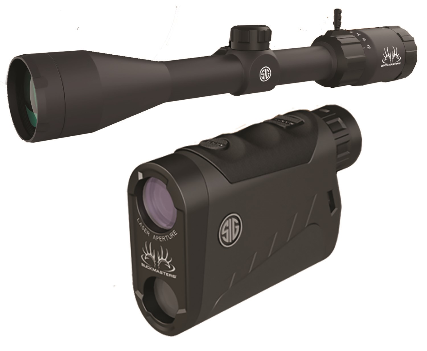 SIG SAUER, ELECTRO-OPTICS, BUCKMASTERS COMBO KIT BLAK ANODIZIED, 3-9X 40MM 1" TUBE BDC RETICLE