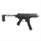 SIG SAUER MPX,  9MM, 4.5", BLK, MLOCK HANDGUARD, PISTOL BRACE, 35RDS