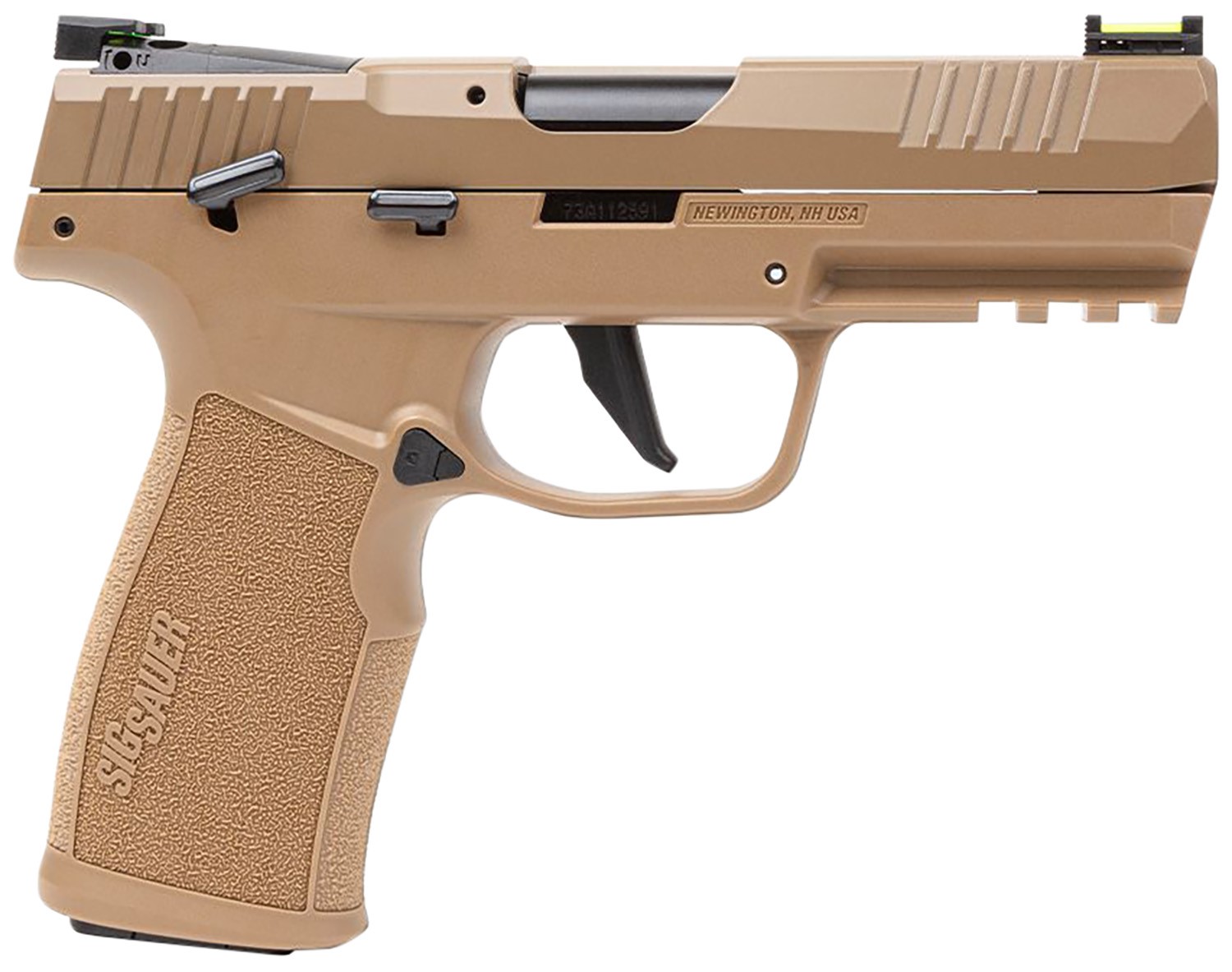 SIG SAUER P322, 22LR, OPTICS READY, 4" FDE, ADJ F/O RR SITES, T/B ADAPTOR, HOLSTER, 3-20RD MAGS