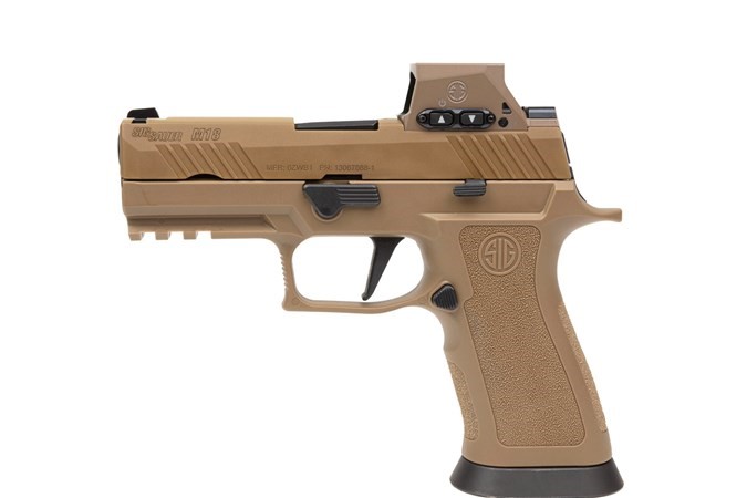 SIG SAUER M18X, 9MM, 3.9", FDE, W/ROMEO M17, 3-21RD MAGS