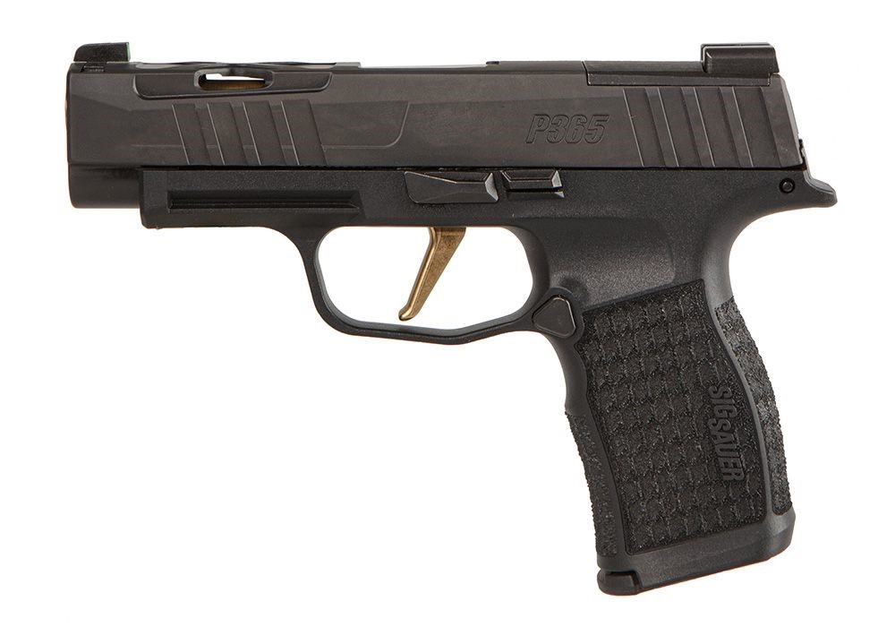 SIG SAUER P365XL SPECTRE COMP O/R 9MM, 3.1" NIGHTSITES, GOLD FLAT TRIGGER, PORTED, 2-12RD MAGS