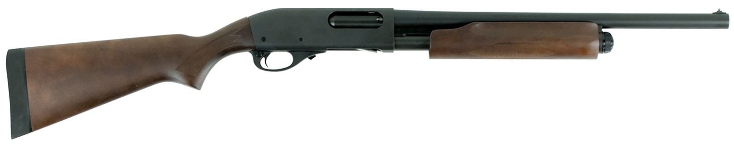 REMINGTON, 870 TACTICAL, 12GA PUMP, 3" 4+1, 18.50 MATTE BLUED BARREL & RECEIVER, SATIN HARDWOOD WOOD FIXED STOCK.