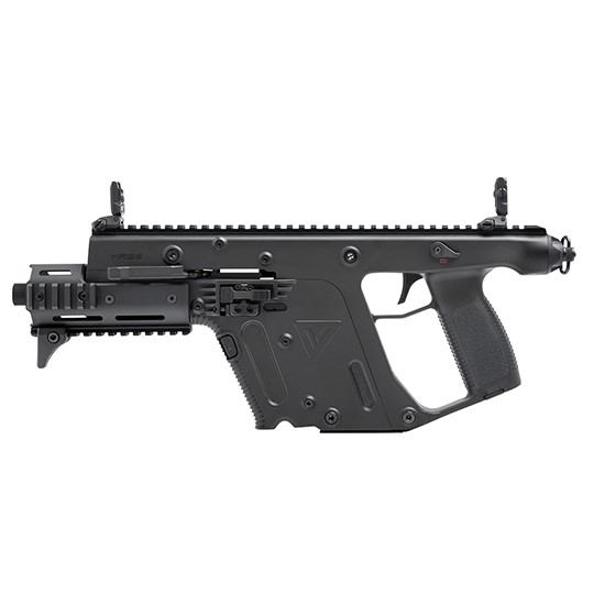 KRISS USA, Inc, Vector G2 SDP-E, Pistol, Semi-automatic, 9MM, 6.5" Barrel, Threaded Barrel, Polymer, Black, Folding Sights, KRISS Recoil Mitigation System, 1 Magazine, 40 Rounds