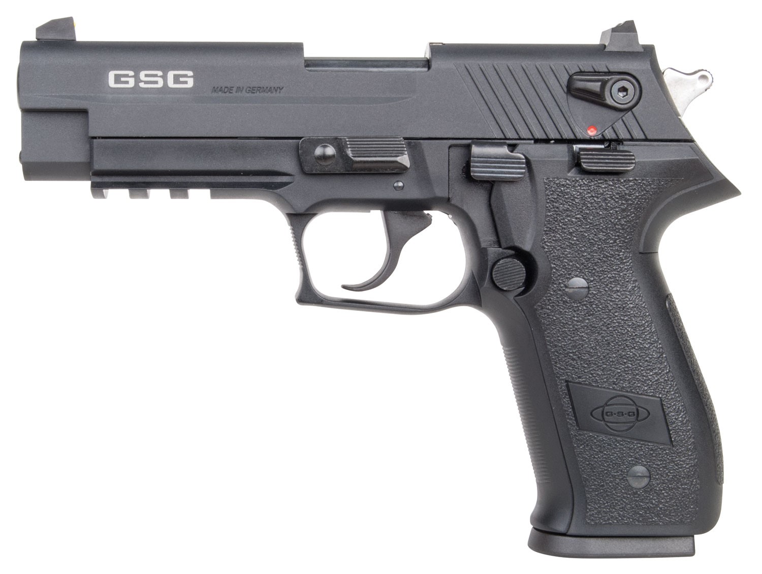 GSG, FIREFLY, .22LR, 10+1, 4 INCH BARREL, ALL BLACK STEEL BARREL, SERRATED SLIDE GSG, FIREFLY, .22LR, 10+1, 4 INCH BARREL, ALL BLACK STEEL BARREL, SERRATED SLIDE
