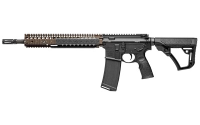 DANIEL DEFENSE DDM4 M4A1, 5.56 14.5" BARREL, FDE, MLOK, OVERMOLDED 6POS STOCK, 32RDS