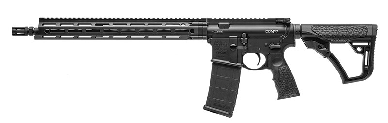 DANIEL DEFENSE DDM4 V7, 5.56NATO 16" BARREL, MFR XS 15" M-LOK RAIL, BLACK, 32RDS