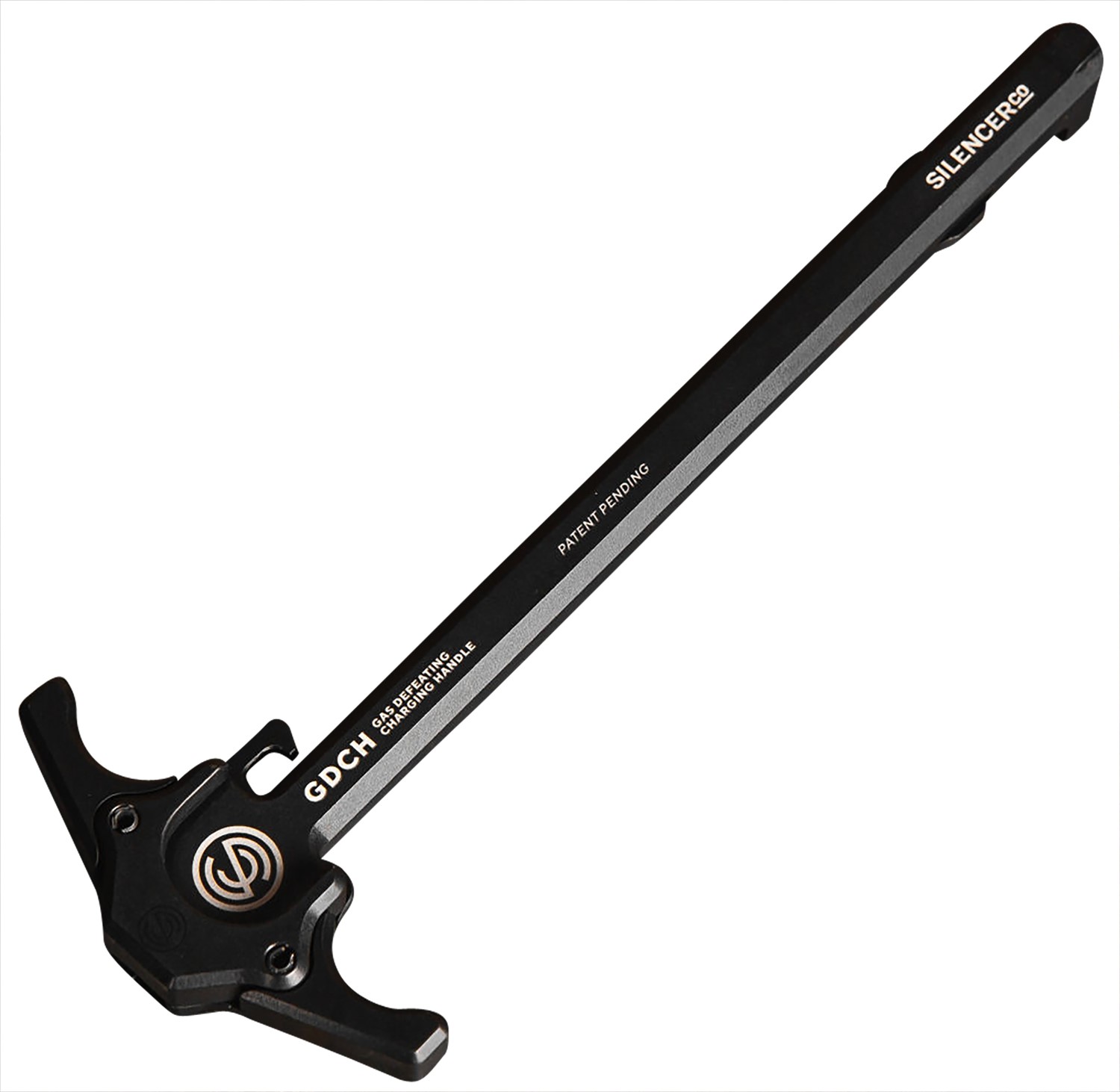 SilencerCo AC5062 Gas Defeating Charging Handle made of Black Anodized 7075-T6 Aluminum & Ambidextrous Design for AR-15 SilencerCo AC5062 Gas Defeating Charging Handle made of Black Anodized 7075-T6 Aluminum & Ambidextrous Design for AR-15