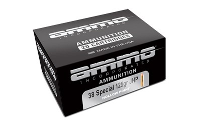 AMMO #38125JHPA20 38SPL 125G JHP, 20RDS