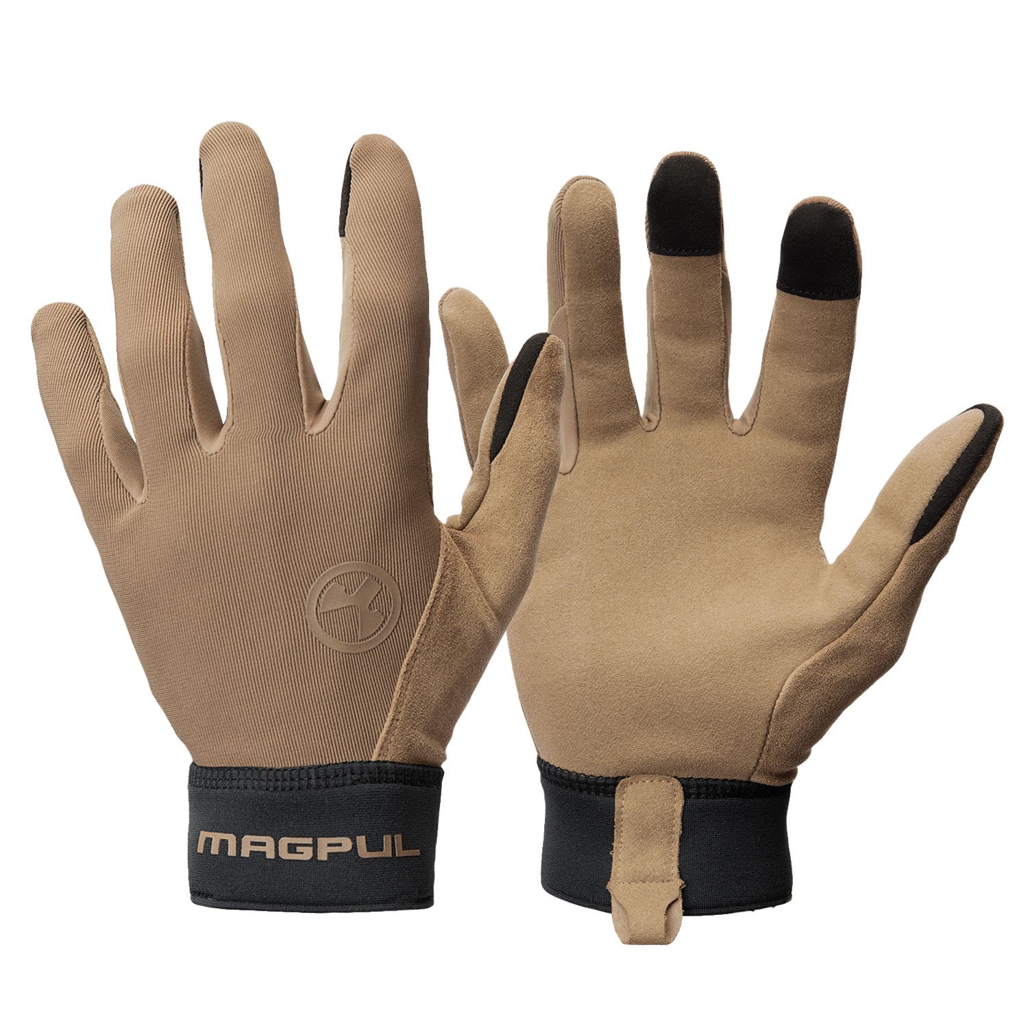 MAGPUL TECHNICAL GLOVES,2XL, COYOTE, HAS TOUCHSCREEN CAPABLE FINGER TIPS.