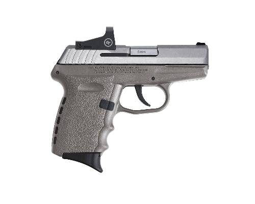 SCCY CPX-2 9MM 3.1" CT RED DOT 10RDBNO SAFETY GREY