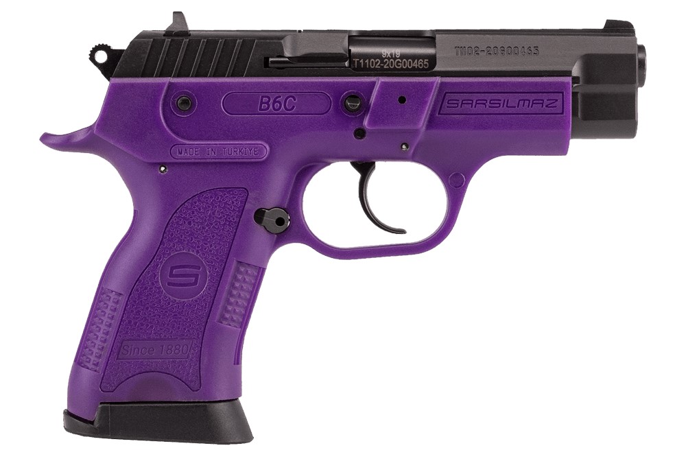 SARSILMAZ B6C, 9MM, 3.8" BLUE/PURPLE, 13RDS